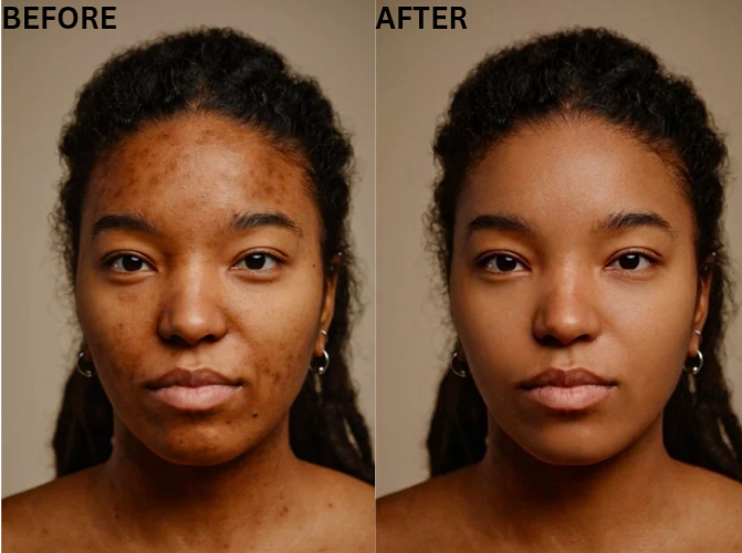 Hyperpigmentation Before And After Re-edited