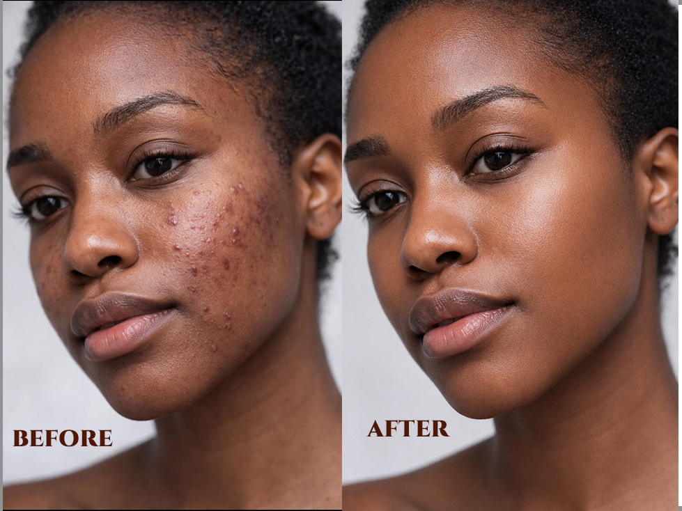 Pimples B&A